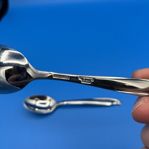 VTG Pageant‎ Stainless Steel PAG1 Japan Stainless Flatware 2 Teaspoons - Picture 4 of 7